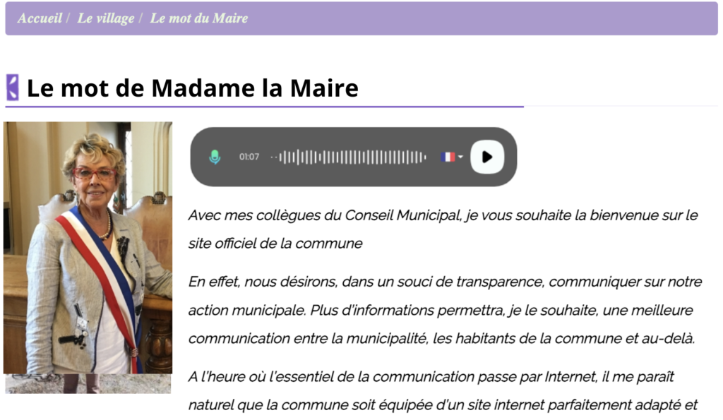 Page mairie